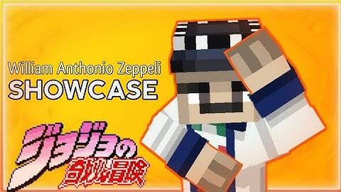 MCPE/MCBE JOJO Command Blocks Showcase | William Anthonio Zeppeli Hamon