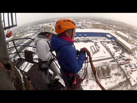 Ropejumping Труба Полтинник 50м GoPro 06/04/13 вид сверху