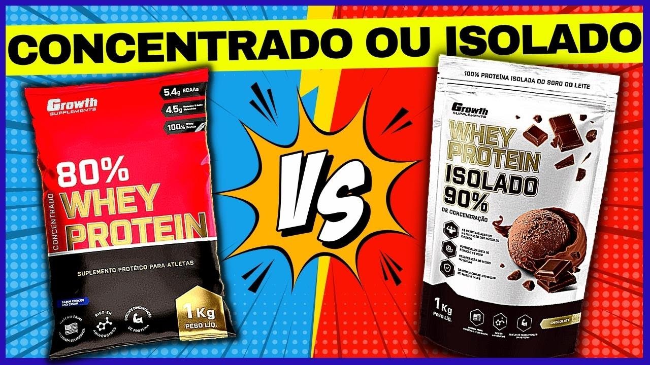 🤔QUAL O MELHOR WHEY PROTEIN - WHEY PROTEIN CONCENTRADO x WHEY ISOLADO ...