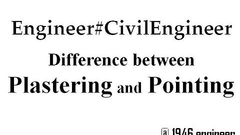 Plastering and Pointing of a wall