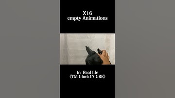 MWⅡ 「X16」empty Animation in  Real life  #cod   #mw2 #shorts