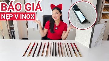 Chi tiết cấu tạo, kích thước & màu sắc nẹp inox góc tường | Giá nẹp V inox 304 bao nhiêu 1m?