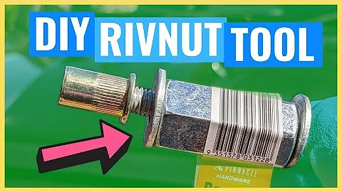 DIY Install RivNut Nutsert Rivet Nut DIY TOOL