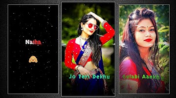 New Meri Jaan X Gulabi Aankhen 😍 Xml Video Editing Alight Motion Video Editing || Xml Video Editing