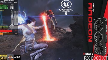 Unreal Engine 5 Valley Of The Ancient Demo 4K | RX 6900 XT | Ryzen 7 5800X
