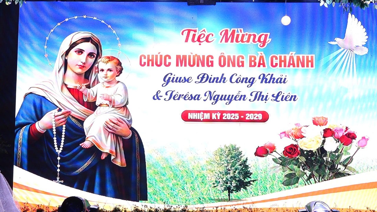 Tiệc Mừng Chúc Mừng Ông Bà Chánh Giuse Đinh Công Khải & Têrêsa Nguyễn Thị Liên - Nhiệm Kỳ 2025-2029