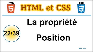Positionnement en CSS au moyen de la propriété position [CHTS22]