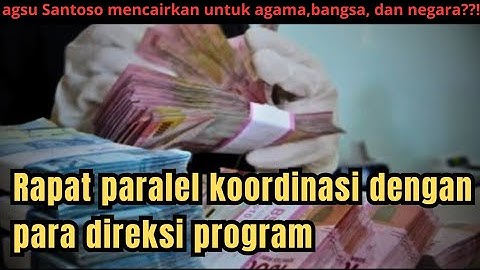 Rapat paralel koordinasi dengan para direksi program