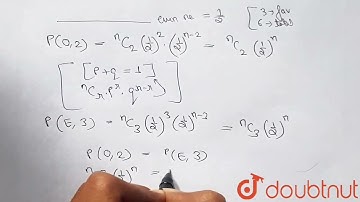 An ordinary dice is rolled a certain number of times. If the probability of getting an odd numbe...