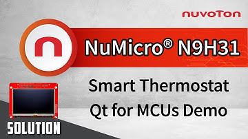 NuMicro® N9H31 + Qt for MCUs | Smart Thermostat HMI Demo
