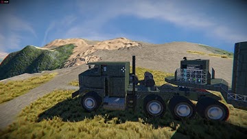 Space Engineers M1070 w Remote Launch ICBM Launcher