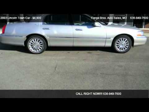 2003 Lincoln Town Car Signature For Sale In St Charles Mo 63301