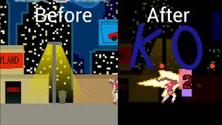 How much of a difference hitstop makes in fighting games | Sky Cross Duel