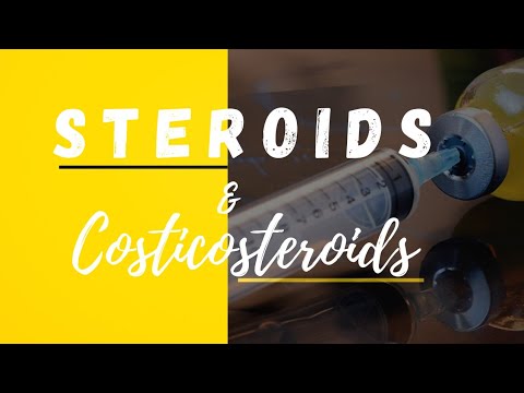 कॉर्टिकोस्टेरॉइड्स बनाम एनाबॉलिक स्टेरॉयड - अंतर, उपयोग, दुरुपयोग एनीमेशन के साथ कार्रवाई का तरीका