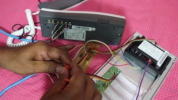 CONEXIÓN VIDEO PORTERO MARCA COMMAX