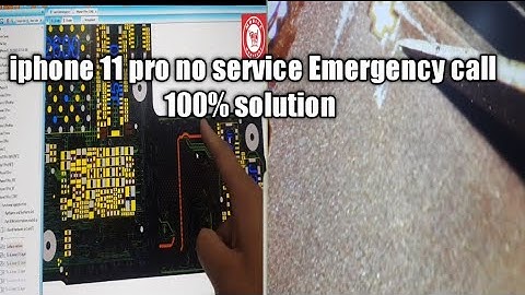 iphone 11 pro Emergency Call Only, No Service, No Sim Card Problem fix 100% solution