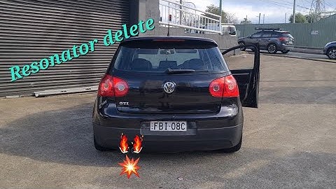 MKV GTI RESONATOR DELETE!!!