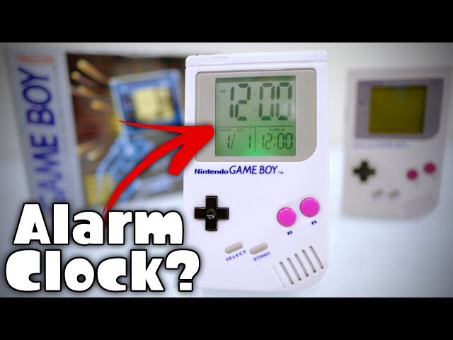musikkens Meget sur tempereret RETRO Nintendo GAME BOY Alarm Clock - YouTube