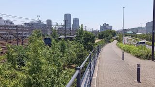 相鉄12000系12105F 各停新宿行き 新鶴見信号場通過