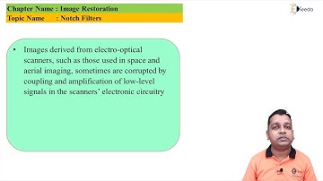 Notch Filters - Image Restoration - Image Processing