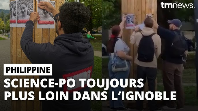 Des militants LFI arrachent des affiches en hommage à Philippine (...) -  YouTube