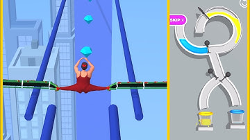 High Heels Vs Color Flow 3D : All Levels Gameplay - New Update Android, iOS