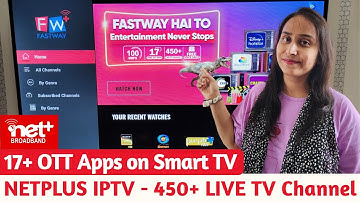 Fastway Netplus Broadband: 17 OTT Apps + WiFi + TV 🔥 | Fastway Live TV | Fastway Netplus Plan Detail