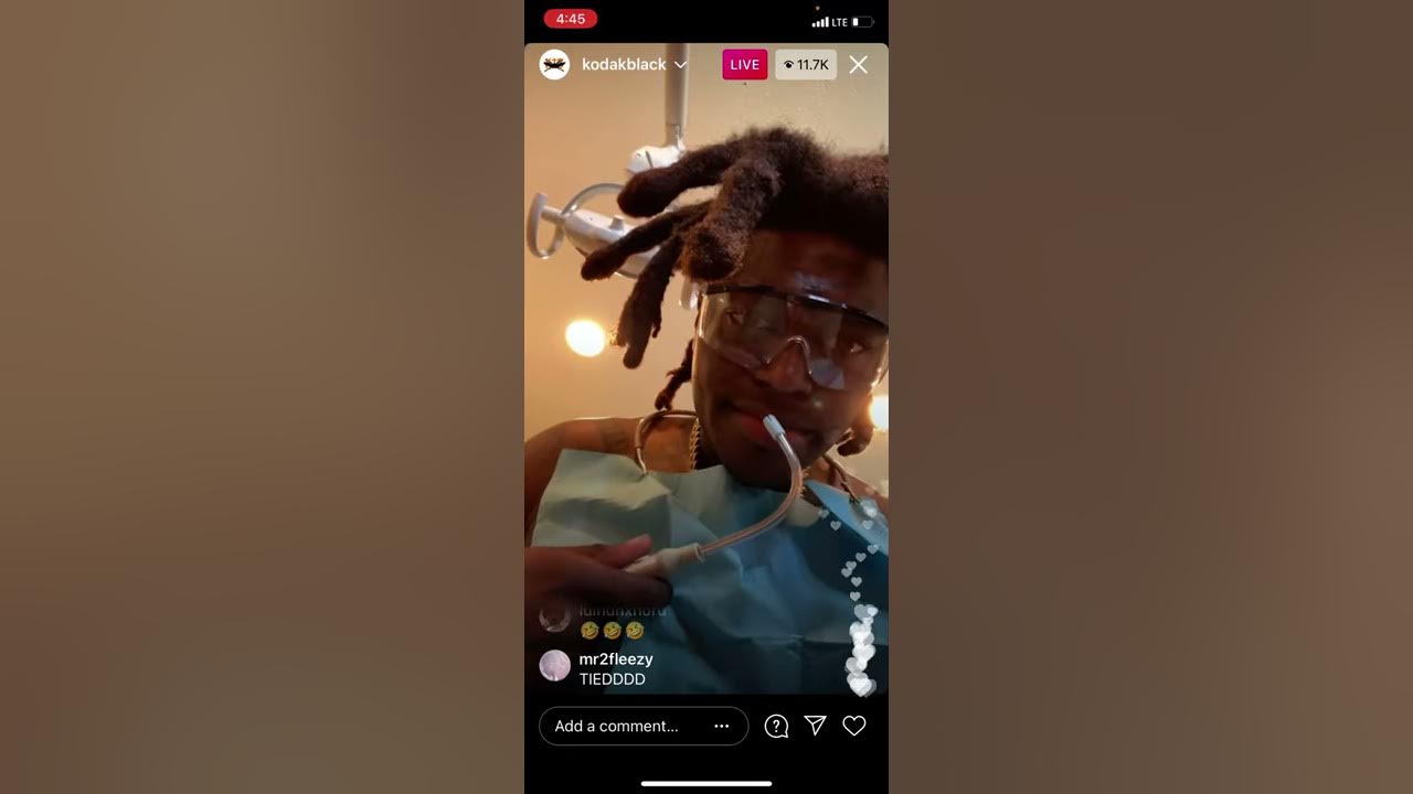 Kodak Black getting Ruby grills taken out💎 YouTube