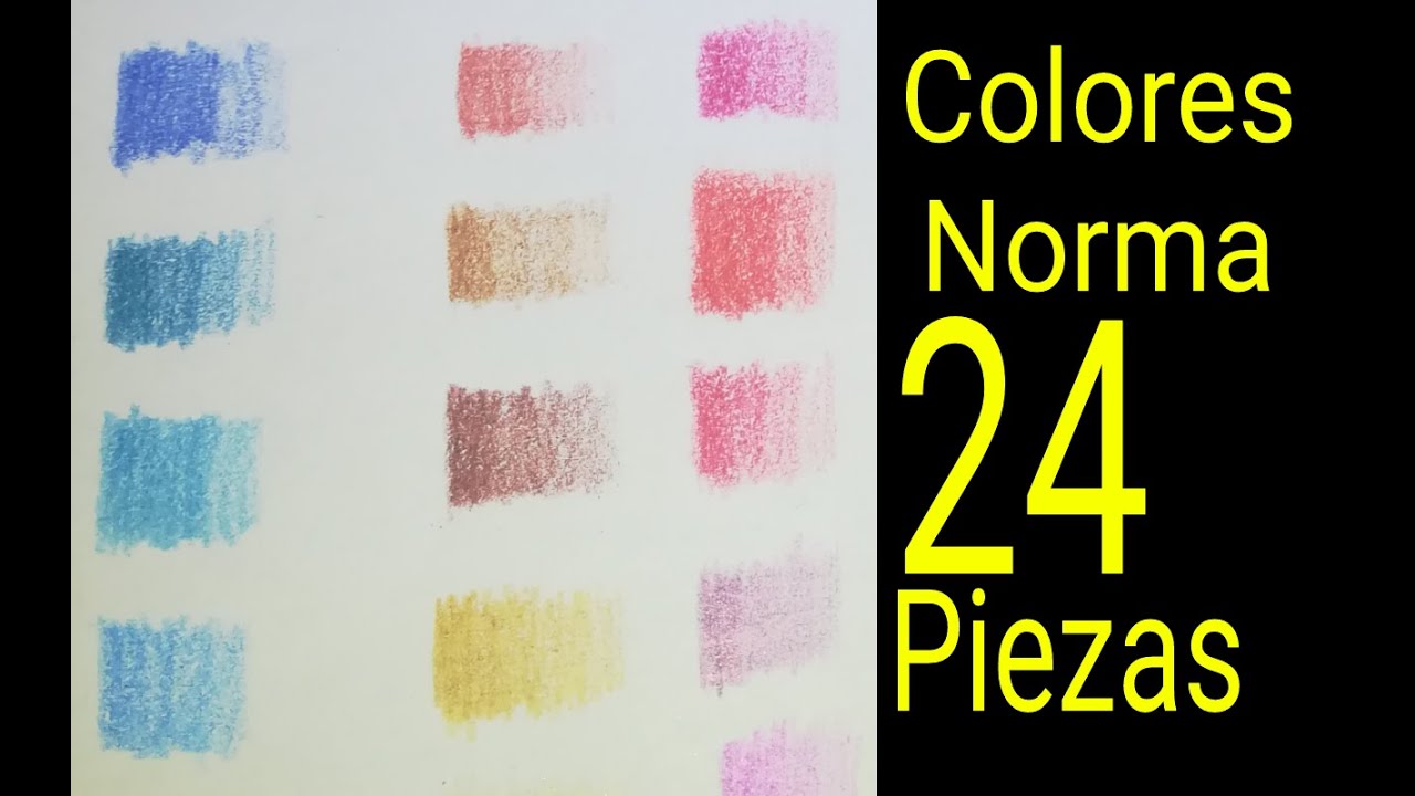 Review de los colores norma de 24 - YouTube