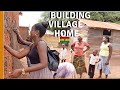 BUILDING A HOUSE IN GHANA | VILLAGE LIFE WHILE LIVING IN GHANA | GHANA LIFE