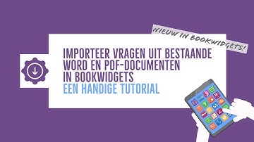 Converteer Microsoft Word- en PDF-documenten naar digitale werkblaadjes met BookWidgets