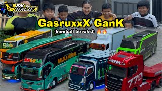 MINIATURE BUS BASURI & TRUCK CONVOY TRIP‼️‼️GASRUK GANG IN ACTION🔥🔥