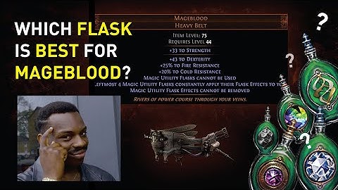 Why【Mageblood】is a godsend from GGG ! **Perma Flask effect at its finest ! 3.16 = QoL league