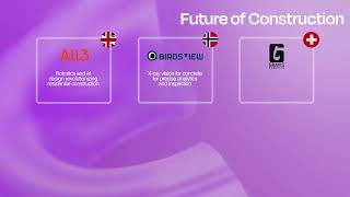 Construction Startup Compeion 2025 Meet The Winners