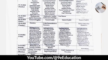 JKBOSE CLASS 11TH BIANNUAL/PRIVATE DATESHEET RELEASED 2023.