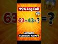 99% People Fail This Test #shorts #mathstricks
