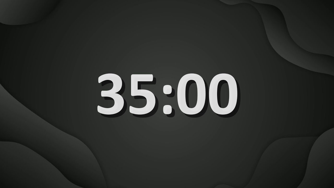 35 Minute (2100 Seconds) Countdown Timer - YouTube