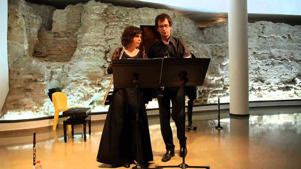 A. Jolivet Sonatine pour flûte et I, II YouTube