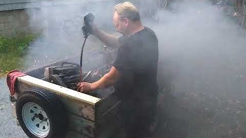 Volkswagen Rabbit 1.6 Diesel first start on trailer #2