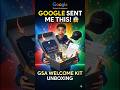 📦🔥Google Sent Me a Welcome Kit! 😍 | GSA Unboxing #shorts #googlestudentambassador