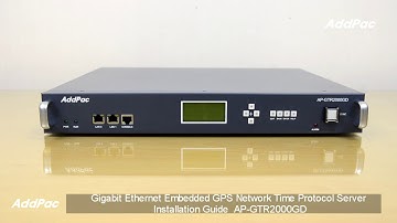 AP-GTR2000GD Gigabit Ethernet GPS NTP Server Installation Guide(기가비트이더넷 GPS NTP 서버 설치 가이드) | AddPac
