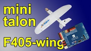 Matek F405-WING подключение настройка mini talon