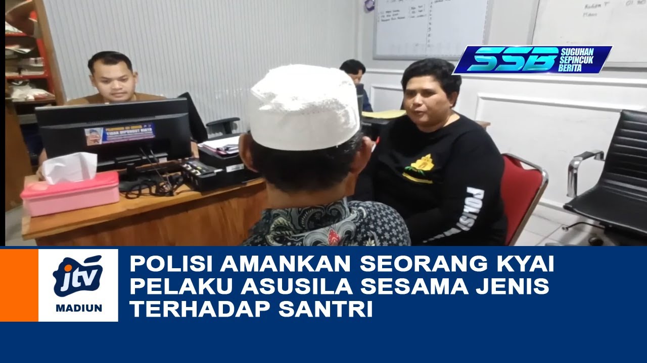 NGAWI - Polisi Amankan Seorang Kyai Pelaku Asusila Sesama Jenis Terhadap Santri