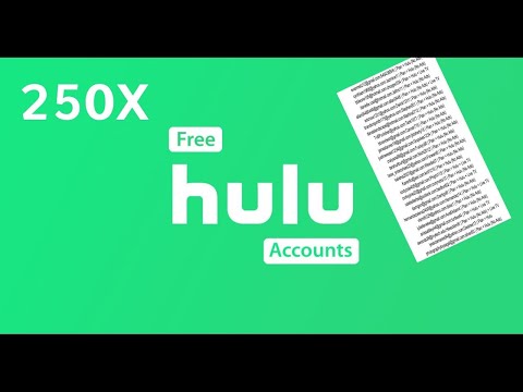 600 FREE HULU ACCOUNTS [2021]