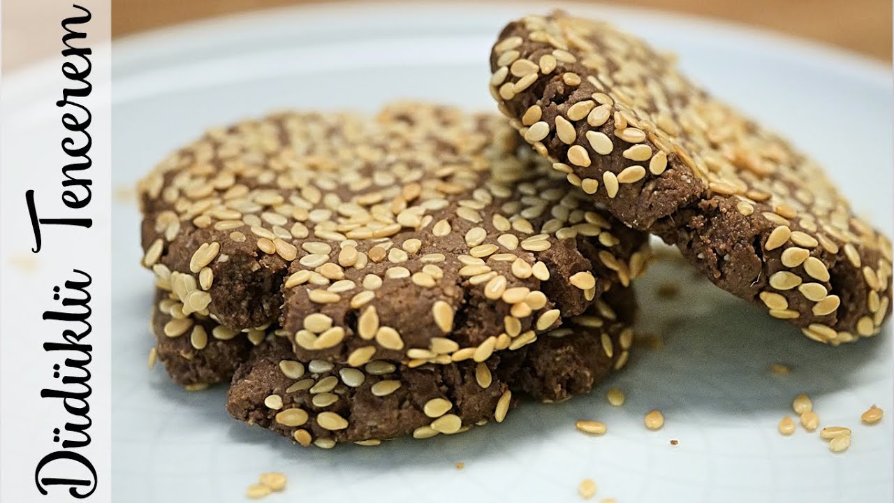 Kakaolu Tahinli Kurabiye Glutensiz Kurabiye Tarifi YouTube
