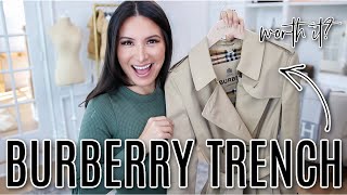 BURBERRY TRENCH COAT - Worth it? Sizing + First Impressions | LuxMommy by LuxMommy 11,226 views 3 months ago 9 minutes, 8 seconds