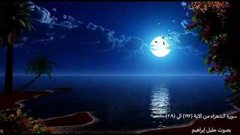 سورة الشعراء من الآيه (192)الى الايه(209)