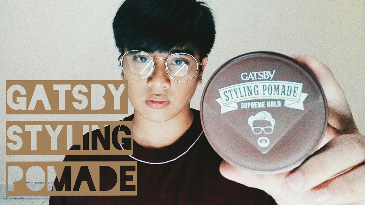 Styling My Hair w Gatsby Pomade (Water Based) YouTube