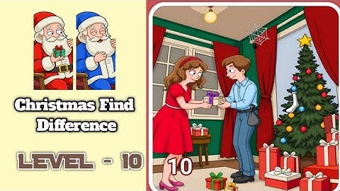 Christmas Find Difference Level 10 Walkthrough Solution