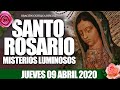 Santo Rosario de Hoy JUEVES SANTO 09 de Abril de 2020|MISTERIOS LUMINOSOS